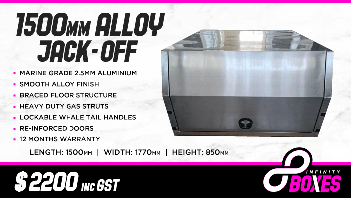 1500mm Alloy J/O Canopy
