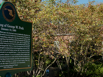 Lynching memorial marker, Poolesville, MD