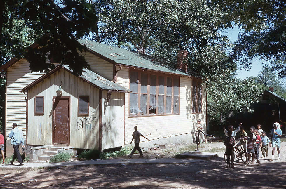 Scotland Rosenwald School, 1968. Photo by Margaret Cudney, courtesy of Montgomery History