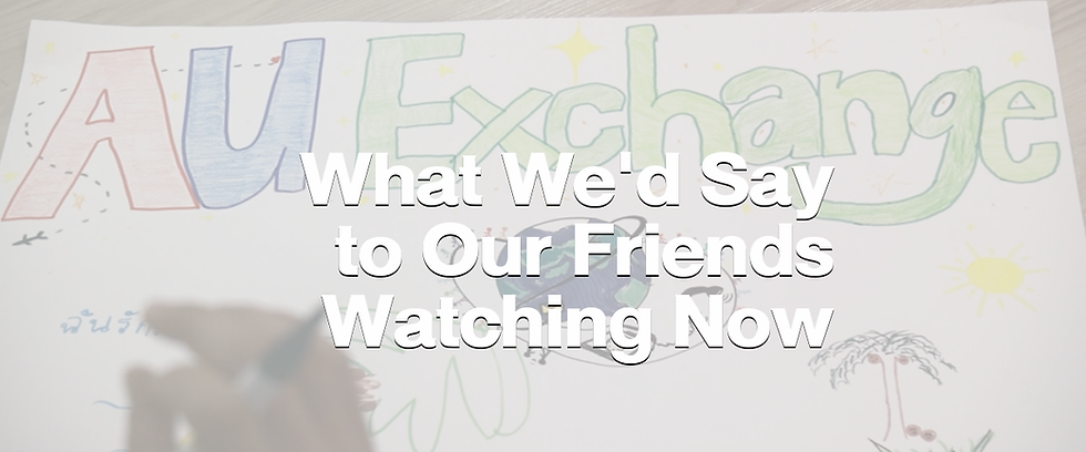 🎞️ Exchange Student VDO – Episode 5“What do you say to our friends watching now?”