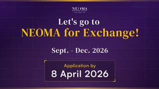 Explore France with NEOMA: Exchange Opportunity for AU Students✨