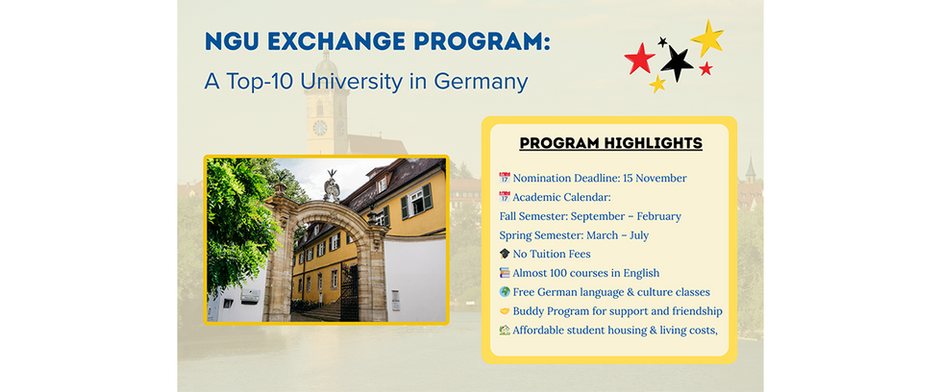 NGU Exchange Program: A Top-10 University in Germany