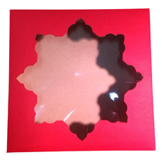 CAIXA FLOCO DE NEVE 16X16X4