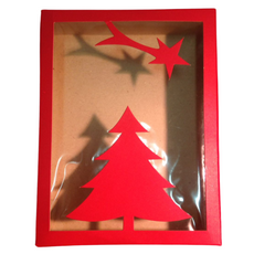 CAIXA PINHEIRO COM ESTRELA GUIA 13X17X4