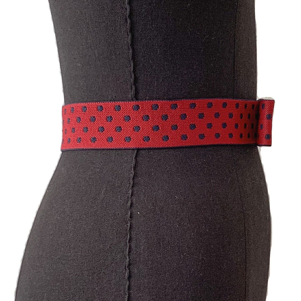Thumbnail: Polka Dotted Elastic Belt | 2 Colors