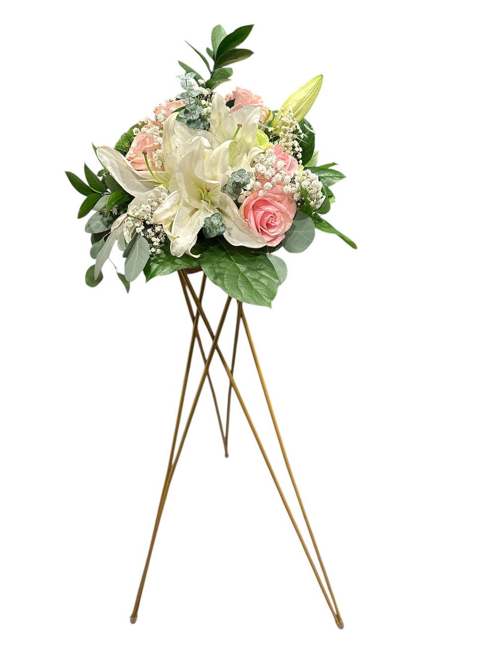 Aisle flower column