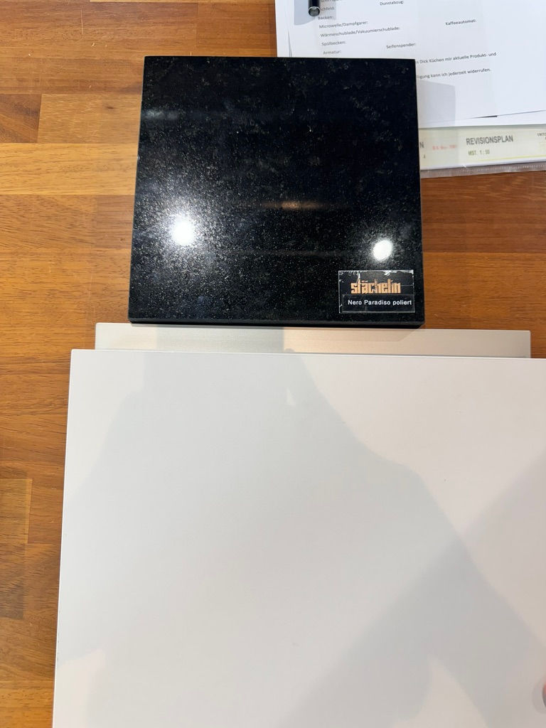 Materialauswahl Küche