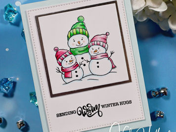 2025 Holiday Card Series #10 | Warm Winter Hugs