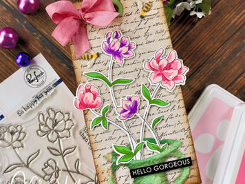 Hello Gorgeous | Spellbinders & Pinkfresh Studio