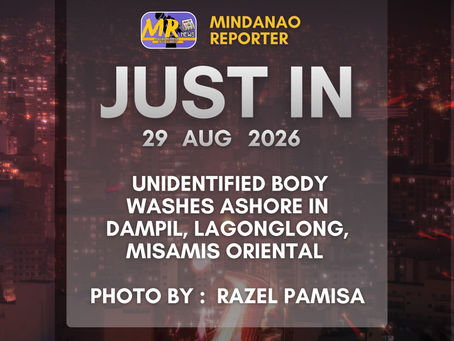 JUST IN | AUGUST 29,2026
#MindanaoReporter