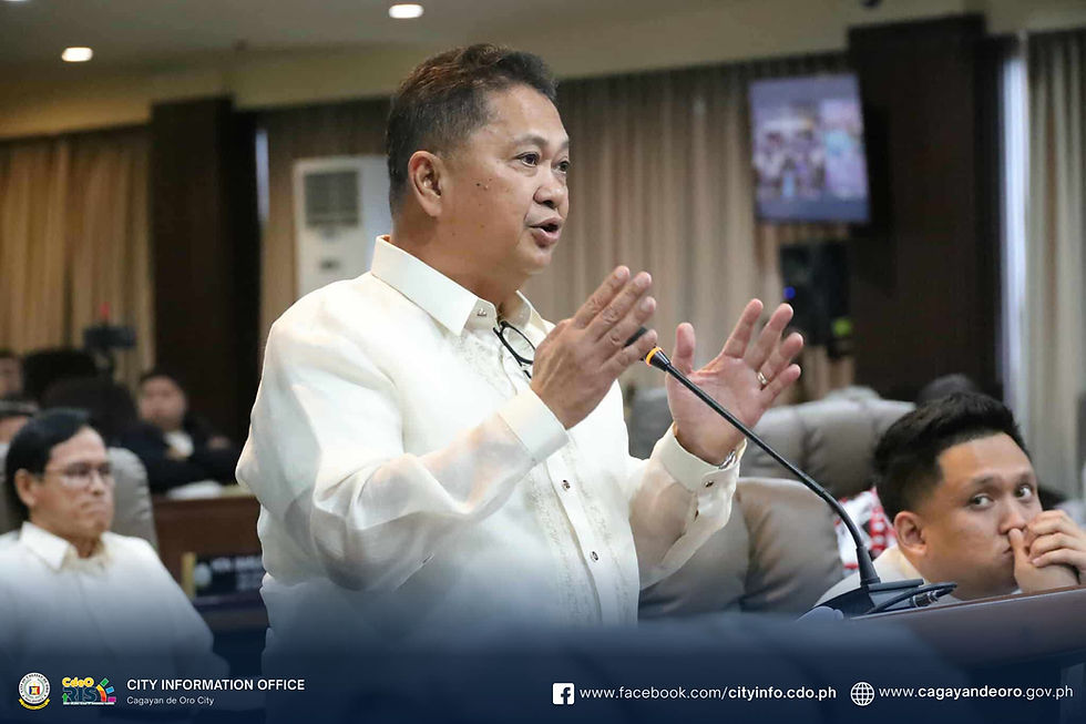 CdeO 2nd district Councilor and Environment Committee Chairman Enrico Salcedo stressed a point during his special report on the city's garbage situation.