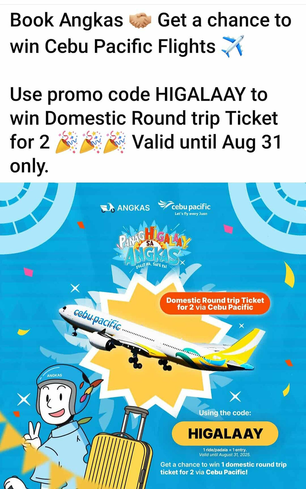Book Angkas And Win!!!