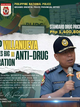 PNP Villanueva Scores Big In Anti-drug Operation