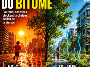 Le paradoxe du bitume : quand nos villes deviennent des radiateurs