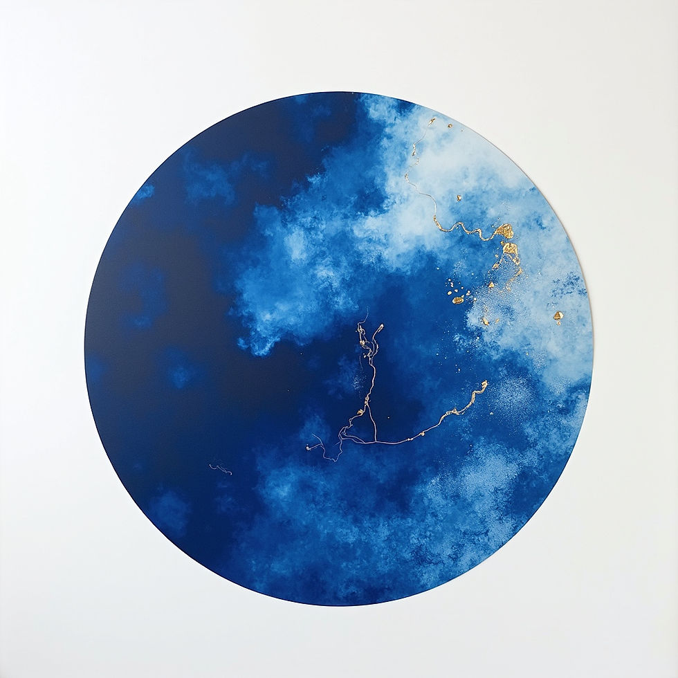 Abstraction Bleue Royale