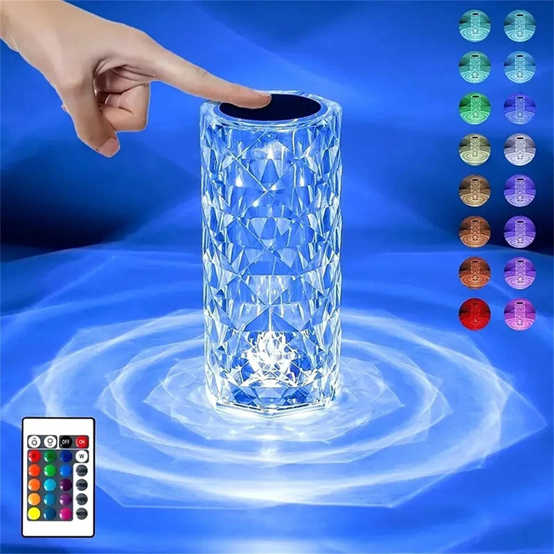 Thumbnail: Luminária Cristal Touch RGB 16 Cores