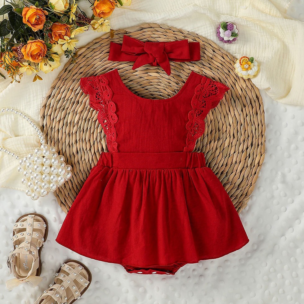 Thumbnail: Vestido Encanto de Verão Vermelho