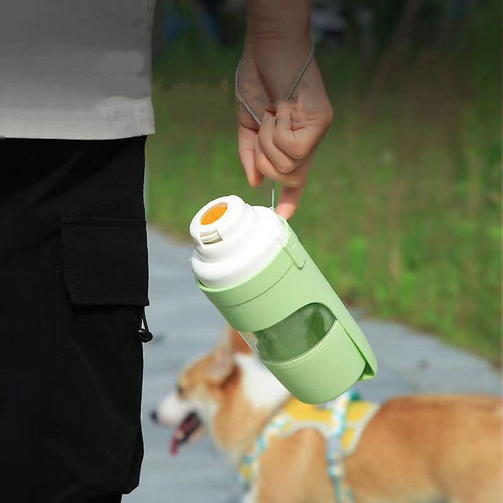Miniatura: Garrafa Portátil 2 em 1 para Pets