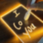 Thumbnail: Quadro de Recados Luminoso “Love You”