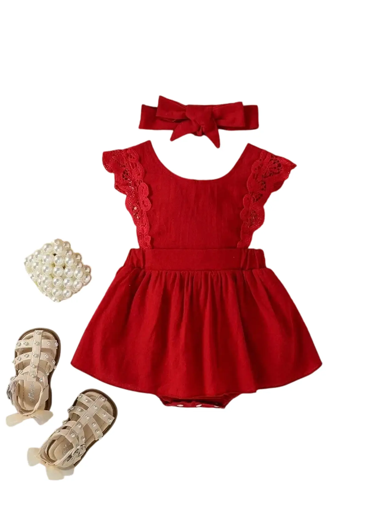 Vestido Encanto de Verão Vermelho