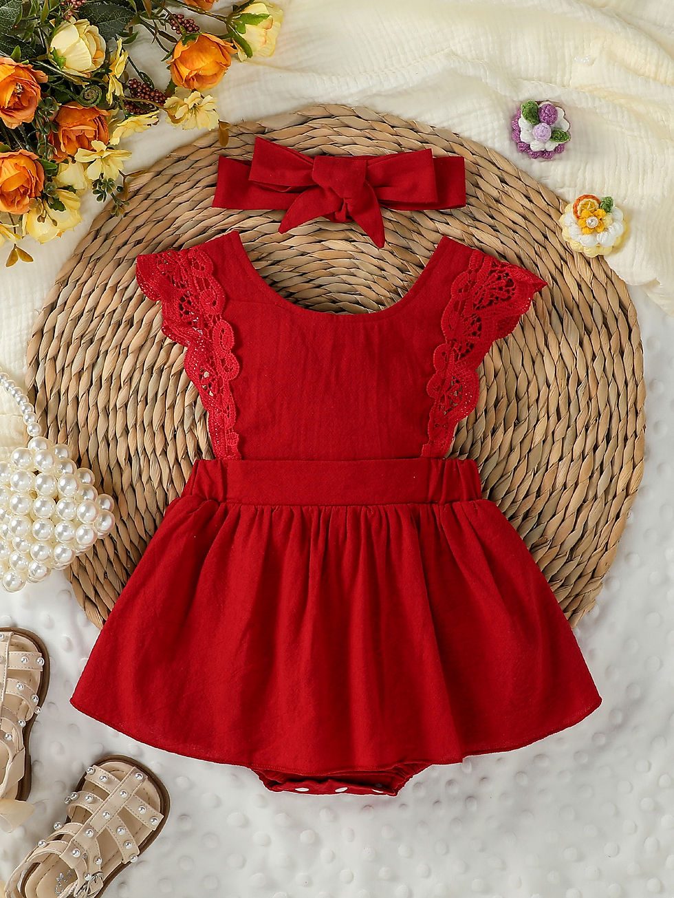 Thumbnail: Vestido Encanto de Verão Vermelho