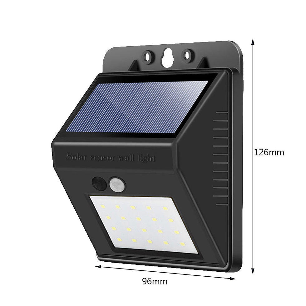 Miniatura: Luminária Solar 20 LEDs com Sensor