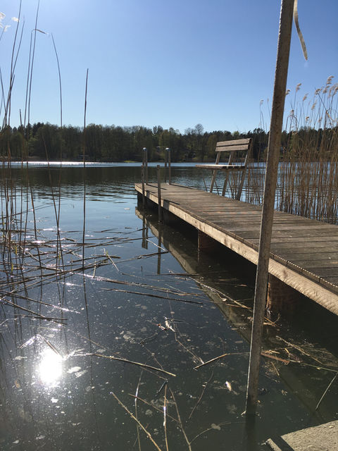 Steg nach Reparaturarbeiten