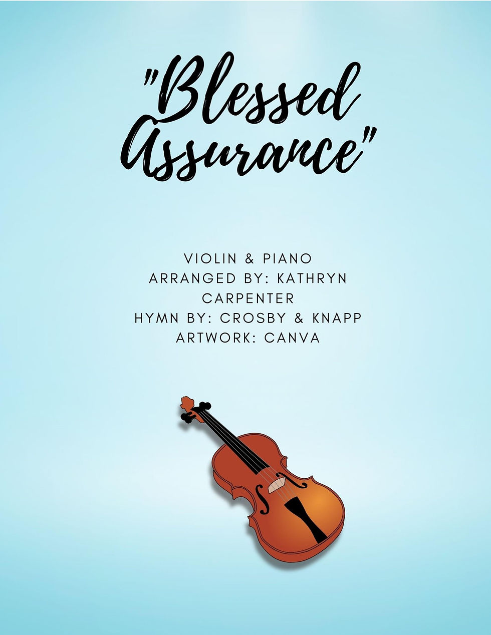 Thumbnail: Blessed Assurance (Advanced Piano & Violin)