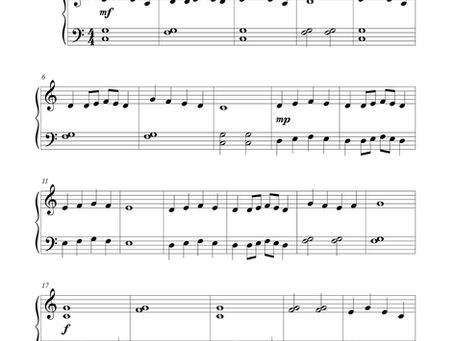 "Spring Rains" (Easy Piano)