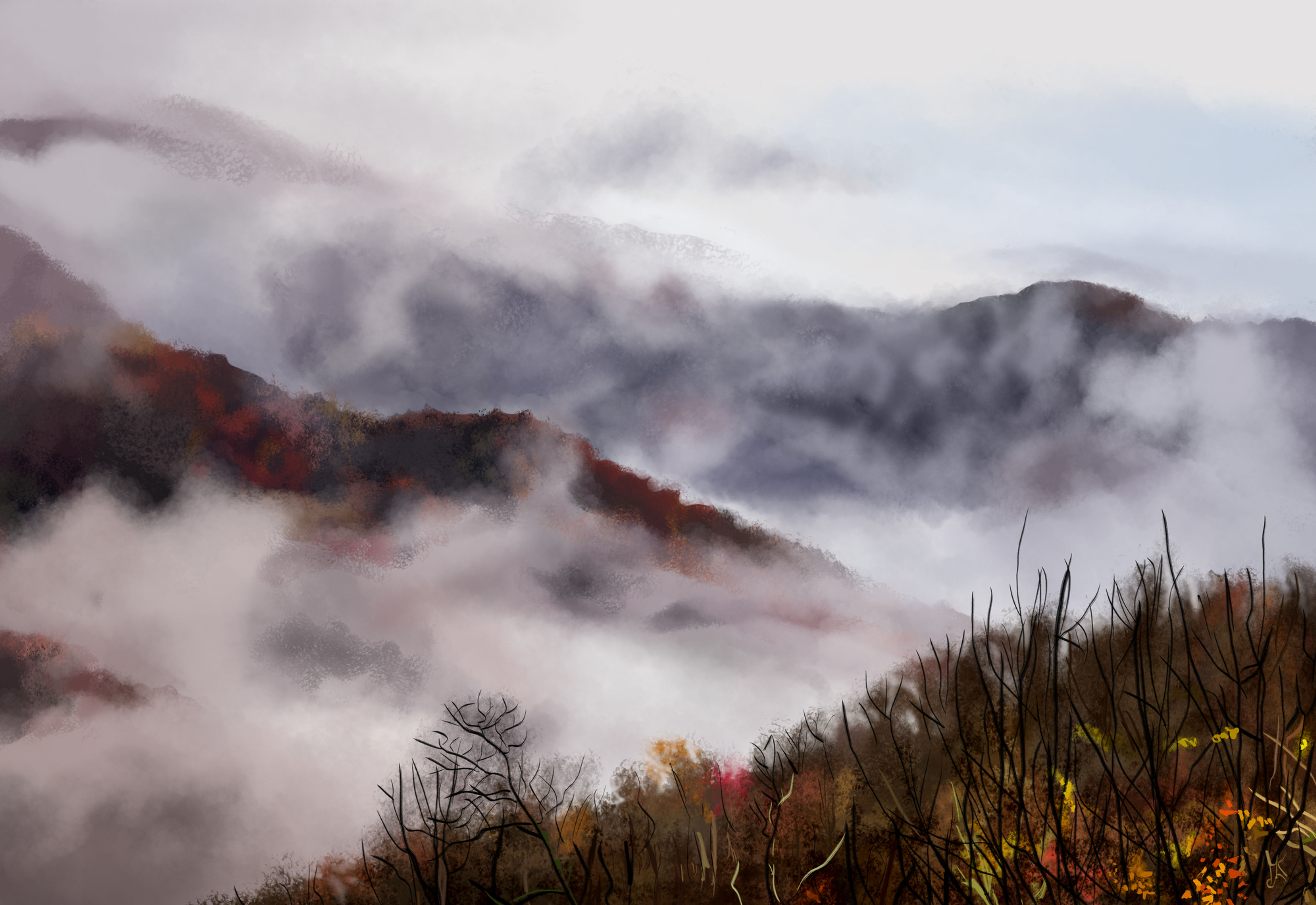 Mist on the Mountains