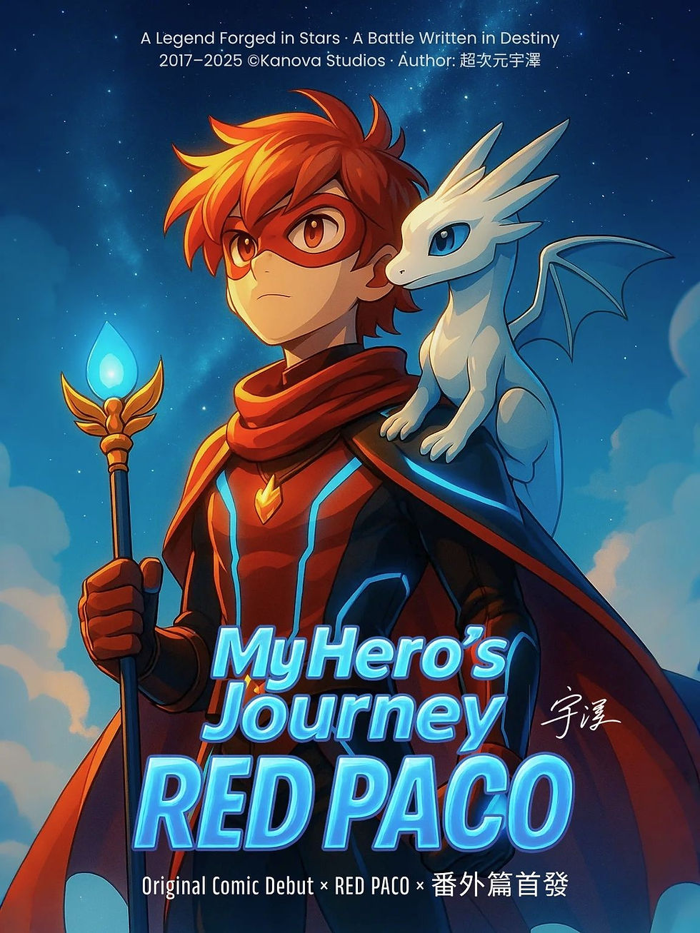 RED PACO 三兄弟角色群像,星際冒險團隊
