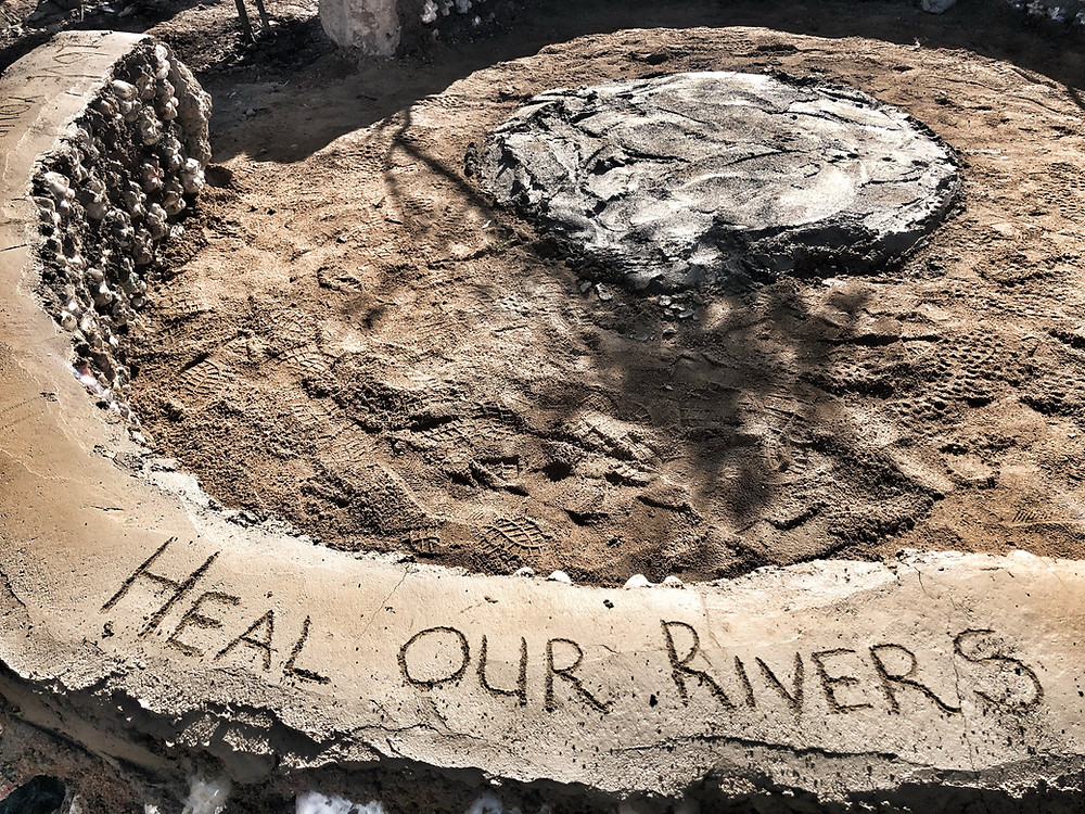 Illegal dumping and development destroying Kaalfontein Wetland and the beginning of a 100km Hennops River hike