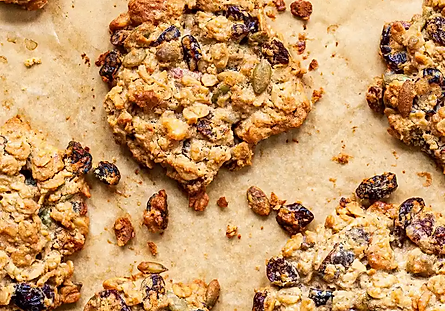 Oat and Tahini Breakfast Cookies