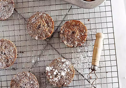 Mini Flourless Chocolate Olive Oil Cakes