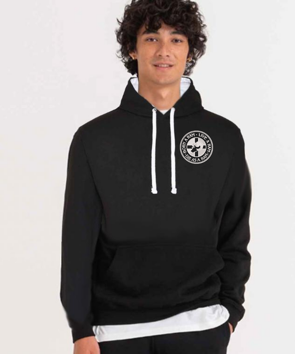 BORN A RAM - VARSITY HOODIE