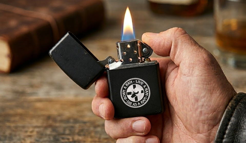 BORN A RAM - STAR OIL / PETROL LIGHTERS