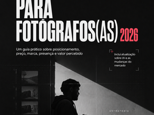 Capa da edição 2026 do livro Marketing para Fotógrafos, de Leo Saldanha, sobre posicionamento, preço, marca, presença, valor percebido e inteligência artificial.