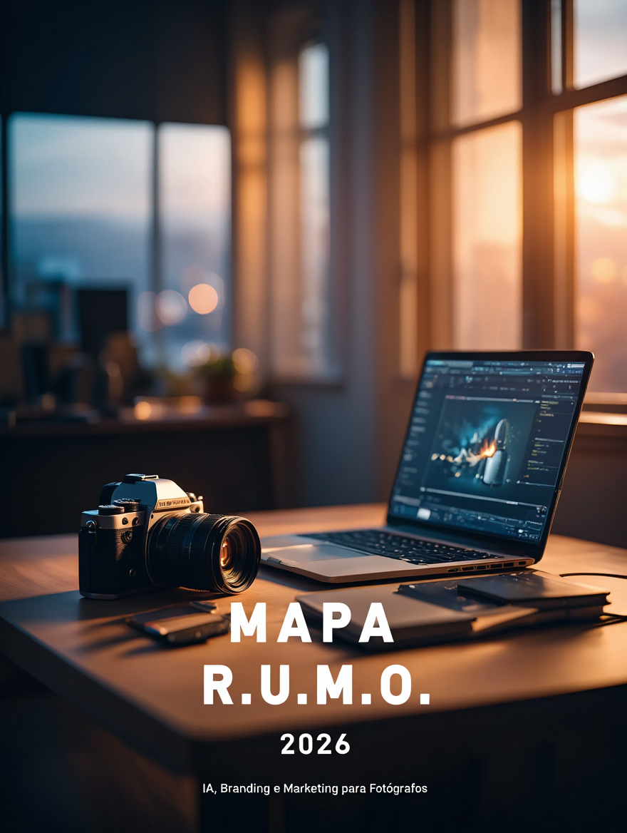 MAPA R.U.M.O. 2026: IA, Branding e Marketing para Quem Vive da Fotografia