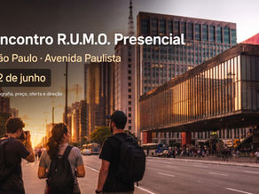 Fotógrafo na Avenida Paulista em São Paulo durante encontro presencial sobre negócio, preço e direção na fotografia