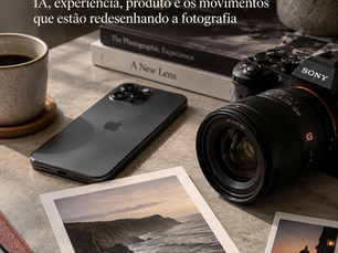 5 para ler sobre IA, mercado, fotografia móvel, experiência analógica e produtos fotográficos