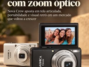 Yashica lança câmera compacta com zoom óptico em mercado que voltou a crescer