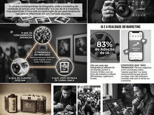 fotógrafo analisando mercado da fotografia e estratégias de posicionamento