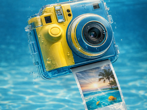 Câmera instantânea subaquática