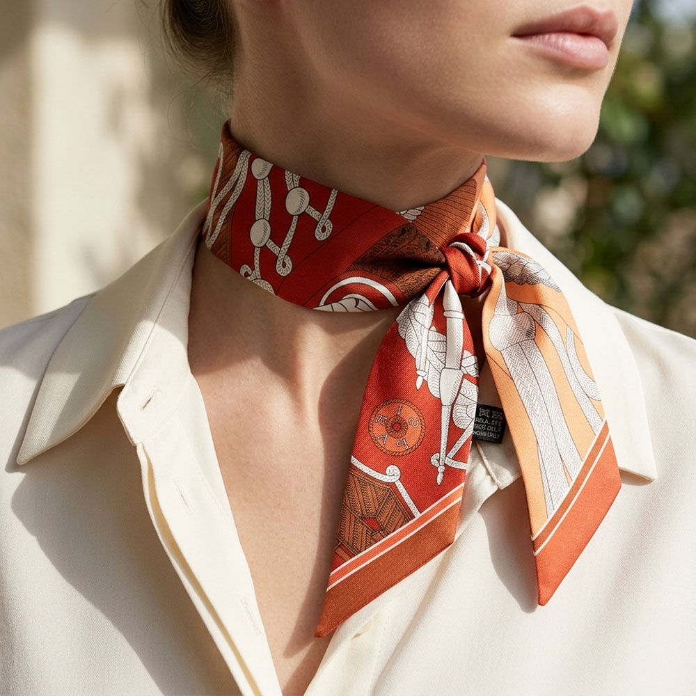Nautical Neck Scarf / Bag scarf