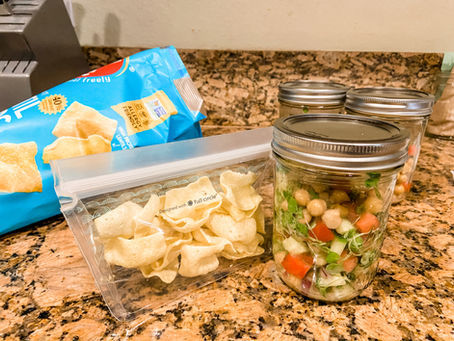 Enjoy Life - Lemon Garlic Chickpea Salad with Lentil Chips