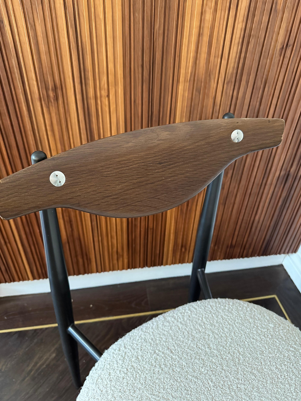 Thumbnail: 4 Stunning District Eight Vicuna Dining Chairs