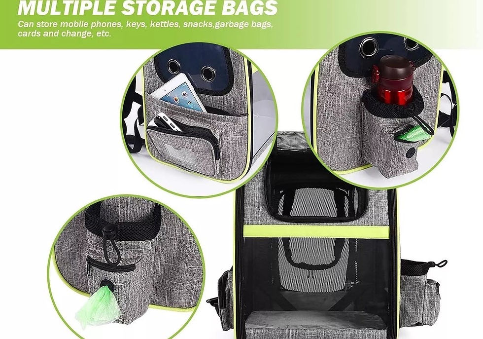 Thumbnail: Pet Carrier Expandable w/Breathable Mesh Small Pets