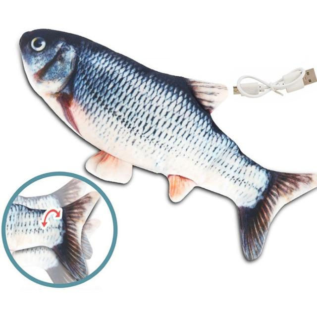 Thumbnail: Electric Flipping Fish Toy for Cats