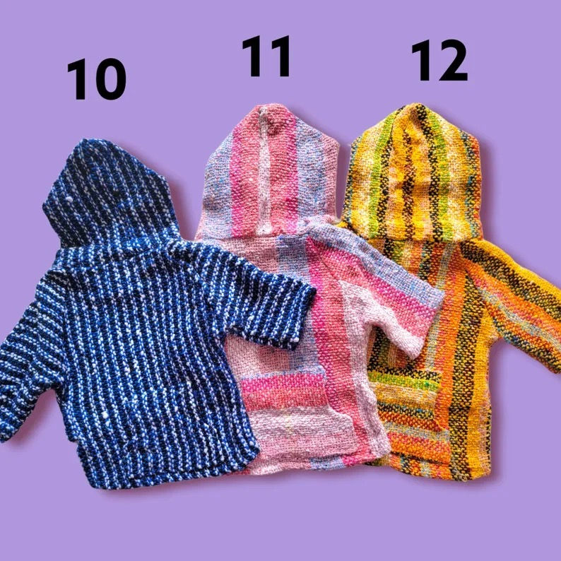 Thumbnail: Handwoven  Poncho  Hippie Style