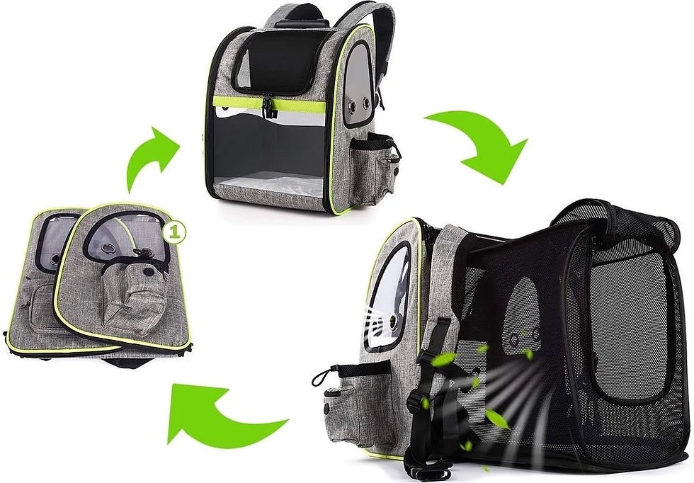 Thumbnail: Pet Carrier Expandable w/Breathable Mesh Small Pets